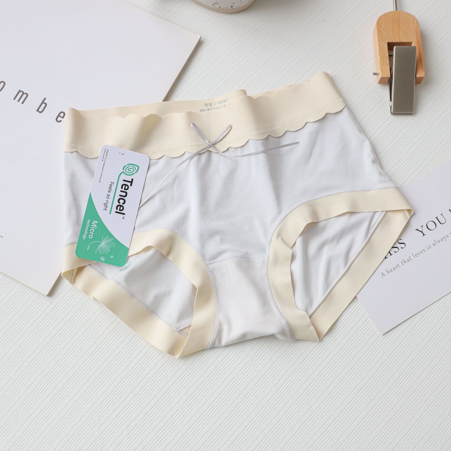 3PCS 80S Modal Comfort Mid Waist Brief  Size Up To 100KG