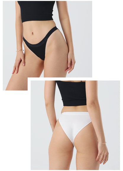 3PCS Cotton Sexy Low Rise Bikini